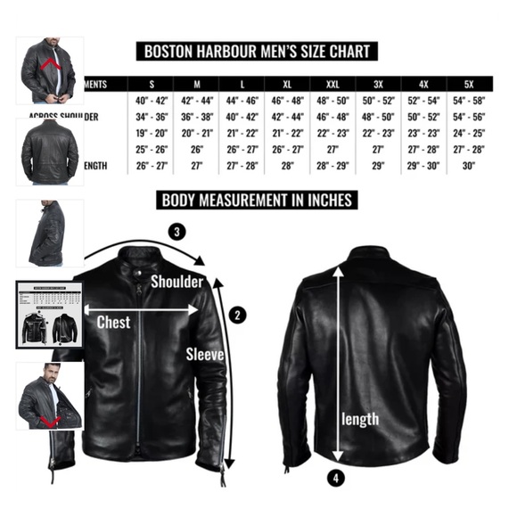 Boston Harbour Leather Jacket - Picture 8 of 8